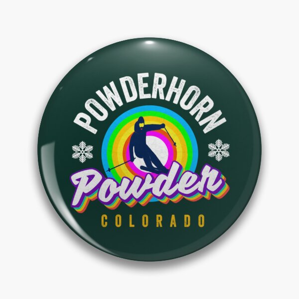 Item preview, Powderhorn Ski Colorado Retro Color Powder Co skiing Gear Pullover    designed and sold by ClaraDeenaz.
