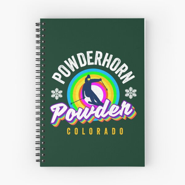 Item preview, Powderhorn Ski Colorado Retro Color Powder Co skiing Gear Pullover    designed and sold by ClaraDeenaz.
