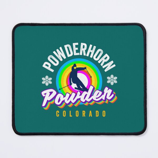 Item preview, Powderhorn Ski Colorado Retro Color Powder Co skiing Gear Pullover designed and sold by ClaraDeenaz.