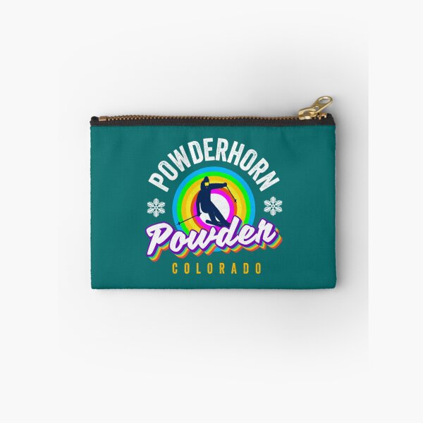 Item preview, Powderhorn Ski Colorado Retro Color Powder Co skiing Gear Pullover    designed and sold by ClaraDeenaz.