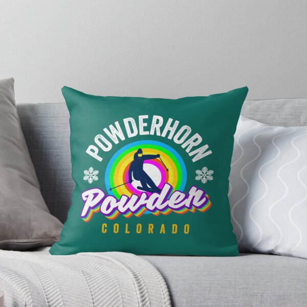 Item preview, Powderhorn Ski Colorado Retro Color Powder Co skiing Gear Pullover    designed and sold by ClaraDeenaz.