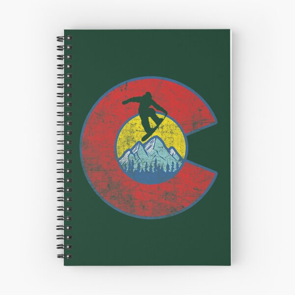 Item preview, Retro Colorado Flag Snowboarder Tee - Snowboarding Mountain    designed and sold by ClaraDeenaz.