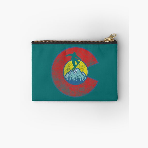 Item preview, Retro Colorado Flag Snowboarder Tee - Snowboarding Mountain    designed and sold by ClaraDeenaz.