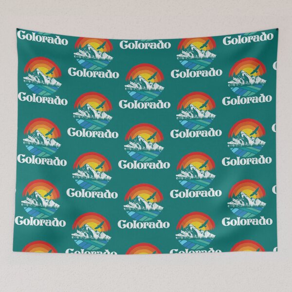Item preview, Retro Colorado Mountains Distressed   designed and sold by ClaraDeenaz.