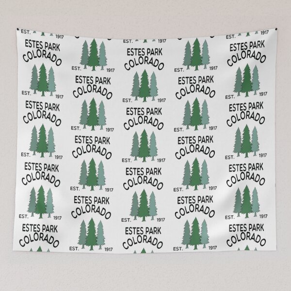 Item preview, Retro Cool Estes Park Colorado Mountains Pine Tree Novelty Pullover   designed and sold by ClaraDeenaz.