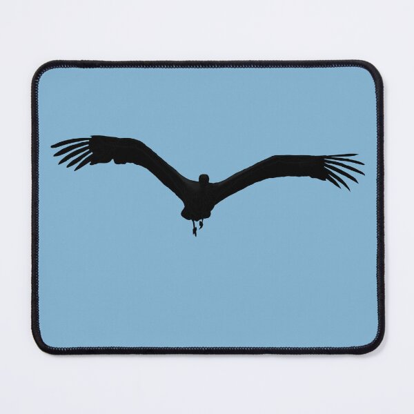 Item preview, White Stork Bird In Flight Vector Black Silhouette designed and sold by taiche.