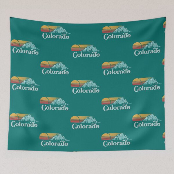 Item preview, Retro Vibe Colorado Hoodie - Vintage Mountain Sun   designed and sold by ClaraDeenaz.