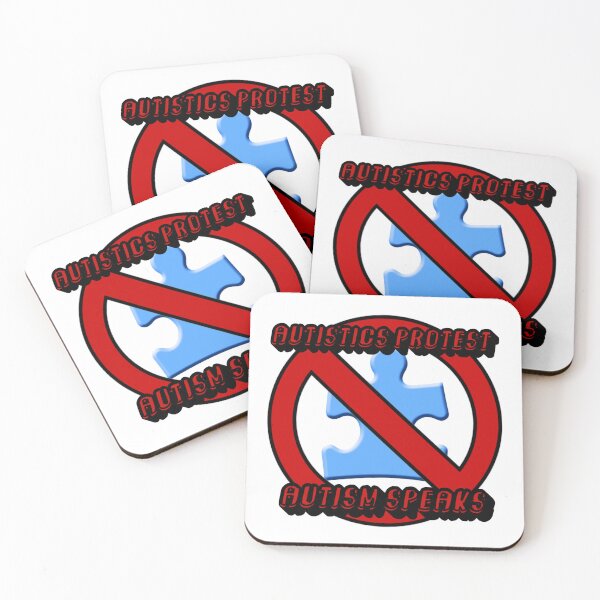 Item preview, Autistics Protest Autism Speaks designed and sold by -Archie Alexandre-.