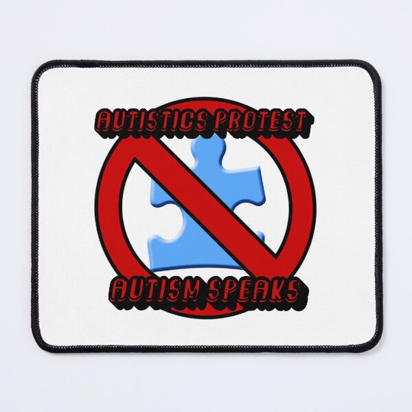 Item preview, Autistics Protest Autism Speaks designed and sold by -Archie Alexandre-.