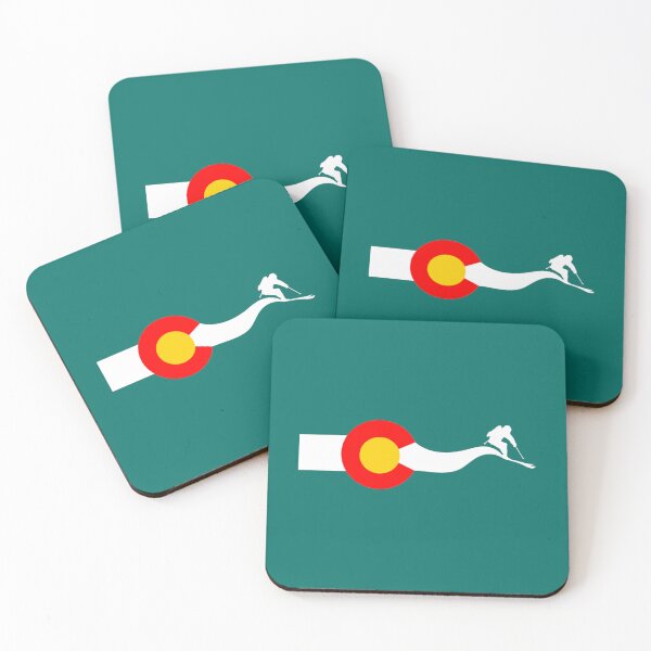 Item preview, Ski Colorado Flag   designed and sold by ClaraDeenaz.