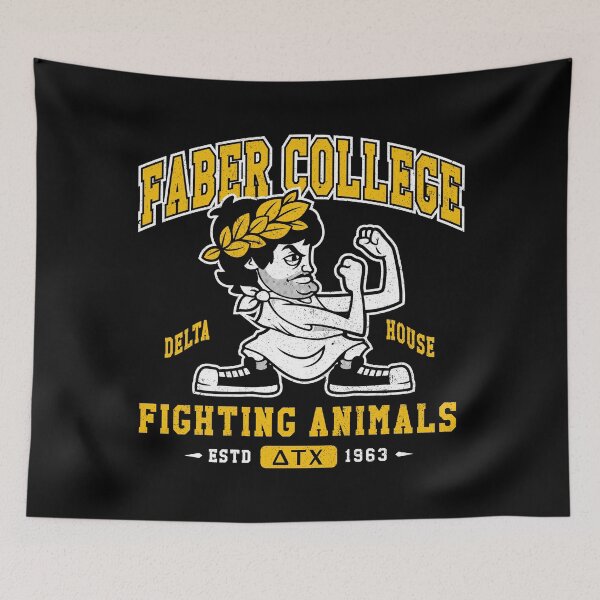 Item preview, Faber College - Vintage Distressed Toga Party Mascot - Fighting Animals designed and sold by Nemons.