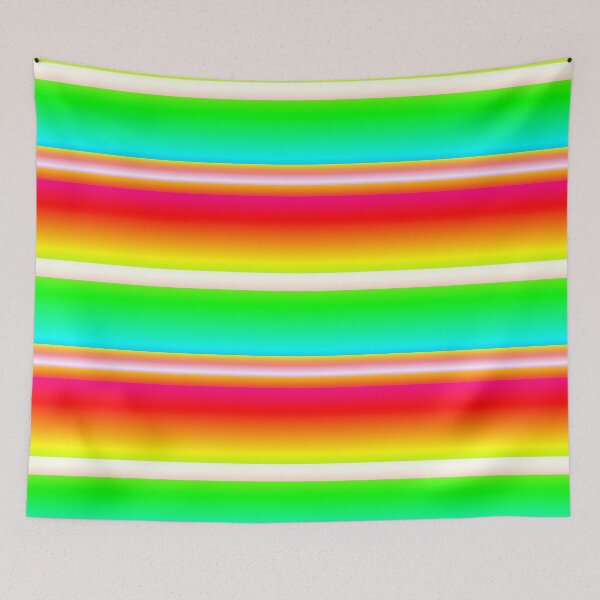 Item preview, Bright summer color palette striped (summer style) designed and sold by lausn.