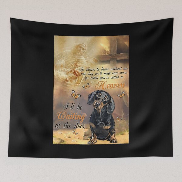 Item preview, Dachshund Waiting At The Door art designed and sold by cevyl49.