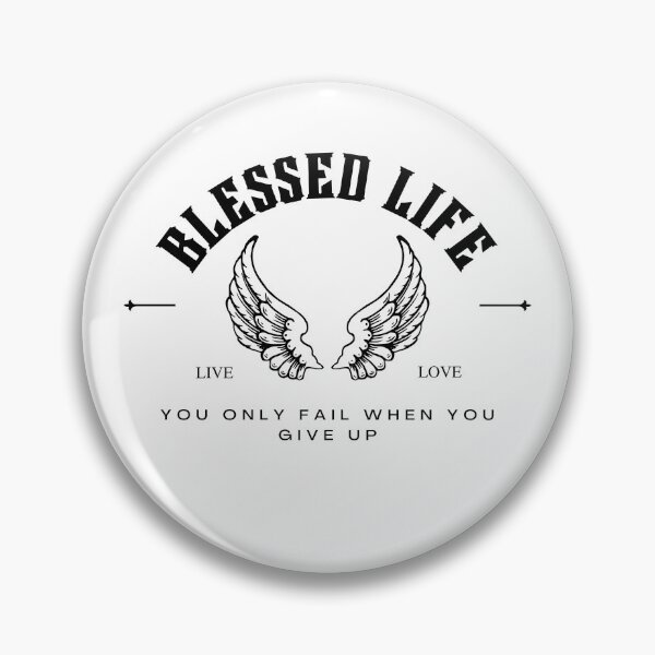 Item preview, Blessed life  (black logo) designed and sold by Disturbed-Mind.