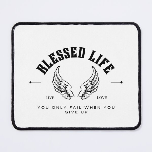 Item preview, Blessed life  (black logo) designed and sold by Disturbed-Mind.