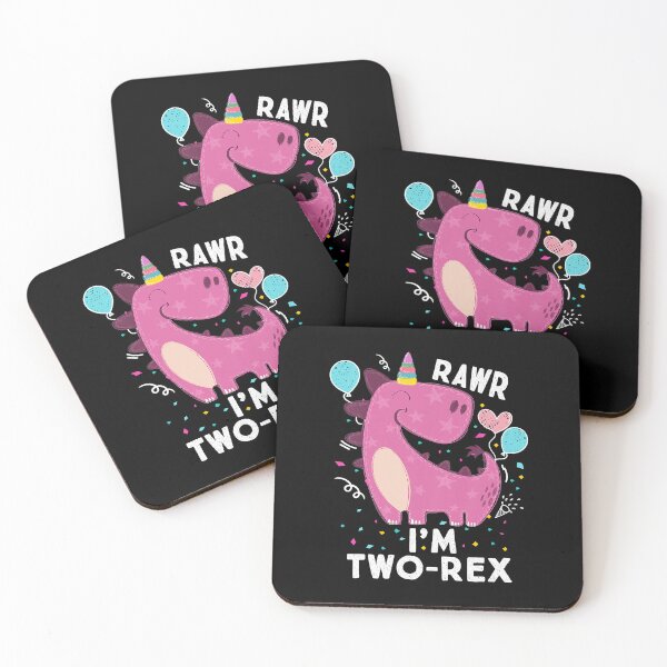 Item preview, Rawr I'm Two Rex 2nd Birthday Gifts 2 Year Old Dinosaur designed and sold by MalloWilli.