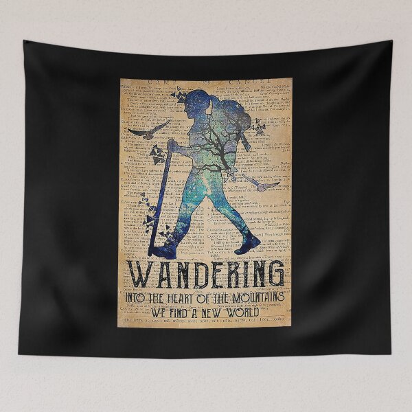 Item preview, Hiking -Wandering into the heart of the mountains We Find A New World  designed and sold by reenea84.