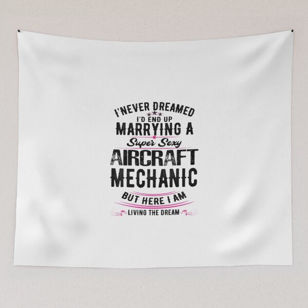 Item preview, Aircraft Mechanic Wife Never Dreamed designed and sold by aryagiri.