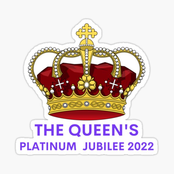 "Queens Platinum Jubilee " Sticker for Sale by Redbubble