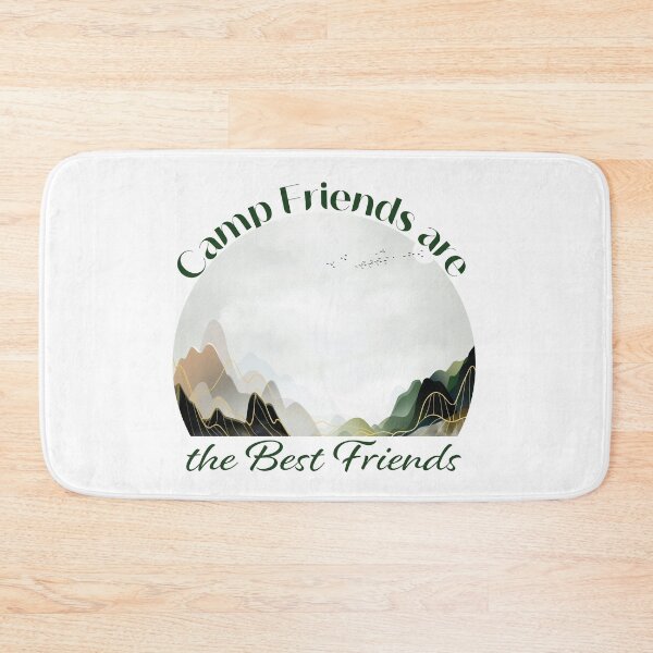 Item preview, Camp Friends are the Best Friends - Green Mountains designed and sold by Unaiza Khalid.
