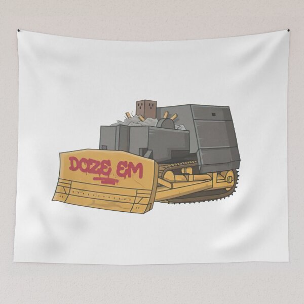 Item preview, Doze Em Killdozer Truck Driver  designed and sold by EdwardSamuels.
