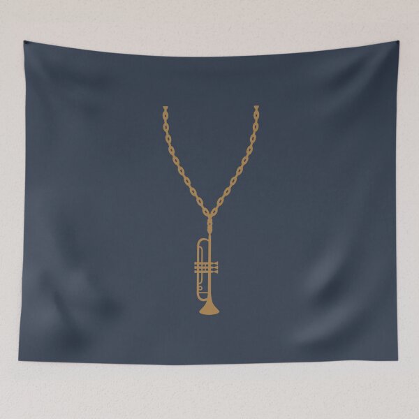 Item preview, Gold necklace trumpe designed and sold by ShoeDaisy.
