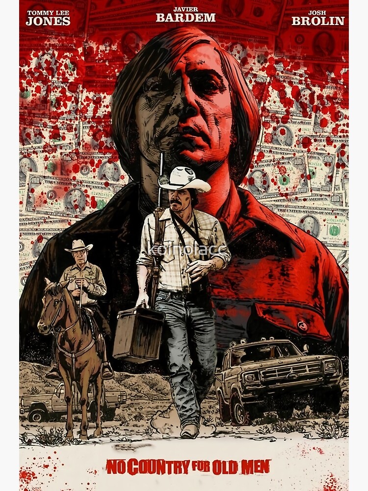 No country for old men Poster for Sale by koinolacc