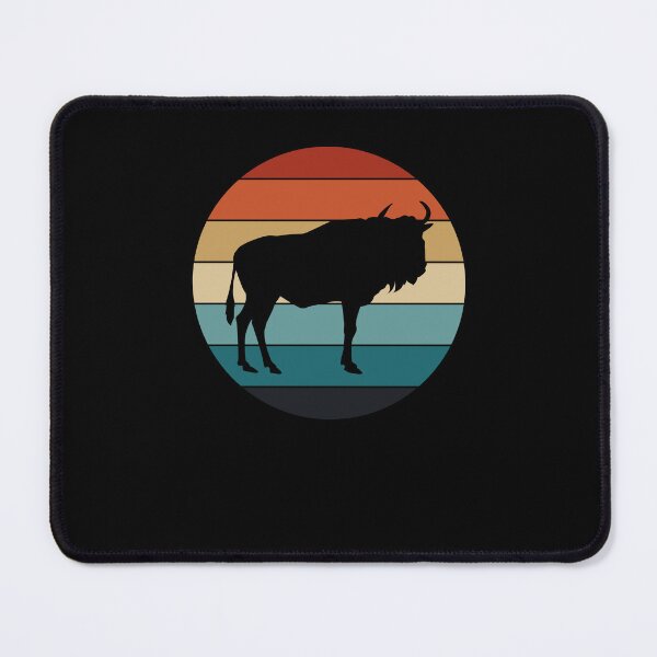 Item preview, Retro Africa Wildebeest Animal designed and sold by ornamio.