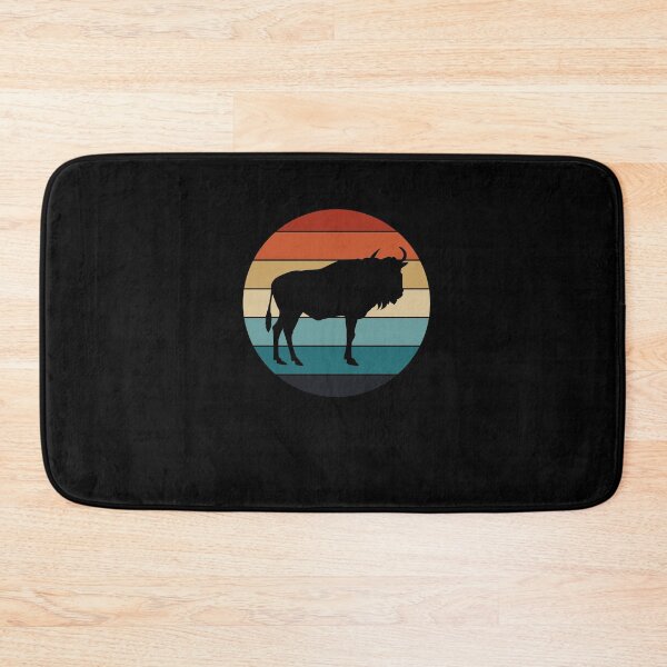 Item preview, Retro Africa Wildebeest Animal designed and sold by ornamio.
