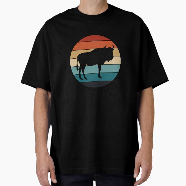 Item preview, Retro Africa Wildebeest Animal designed and sold by ornamio.