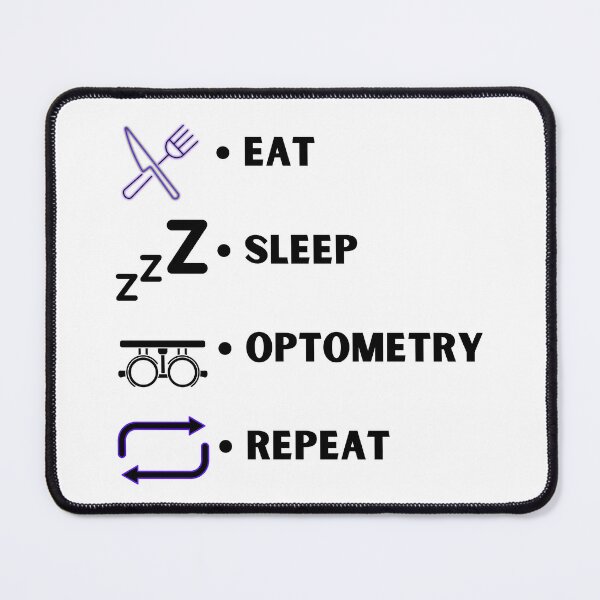 Item preview, Eat Sleep Optometry Repeat Funny T-shirt men gift women gift designed and sold by InnovantDesigns.