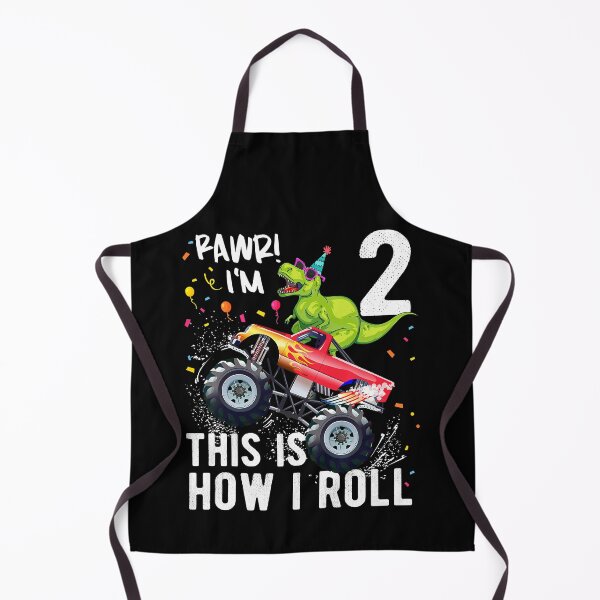 Item preview, Rawr I'm 2 This Is How I Roll T Rex Dinosaur Monster Truck 2nd Birthday Boys And Girls designed and sold by MalloWilli.