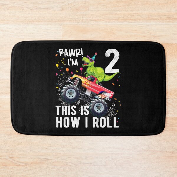 Item preview, Rawr I'm 2 This Is How I Roll T Rex Dinosaur Monster Truck 2nd Birthday Boys And Girls designed and sold by MalloWilli.