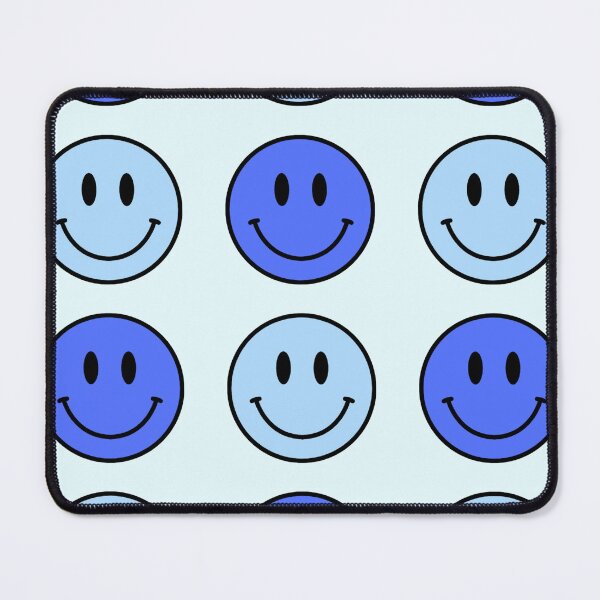 Item preview, Blue Smiley Face Pattern designed and sold by q-carroll.