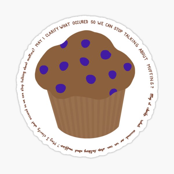 "Johnny depp trial muffin meme " Sticker for Sale by BellGrant Redbubble