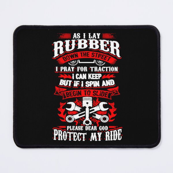 Item preview, As I Lay Rubber Mechanic designed and sold by aryagiri.
