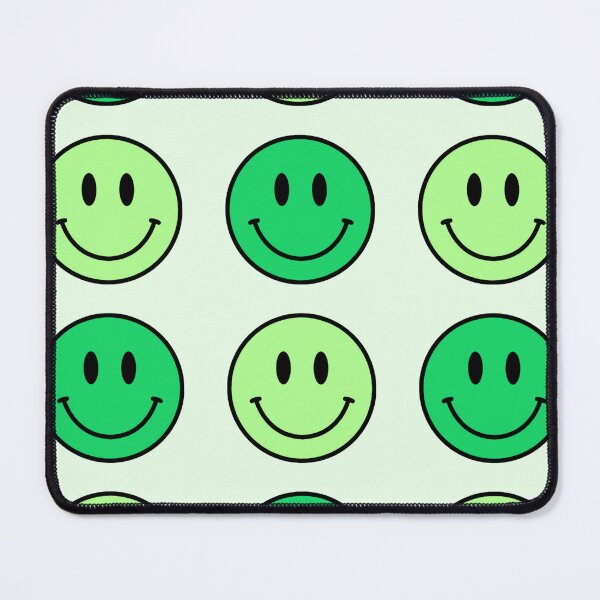 Item preview, Green Smiley Faces Pattern designed and sold by q-carroll.