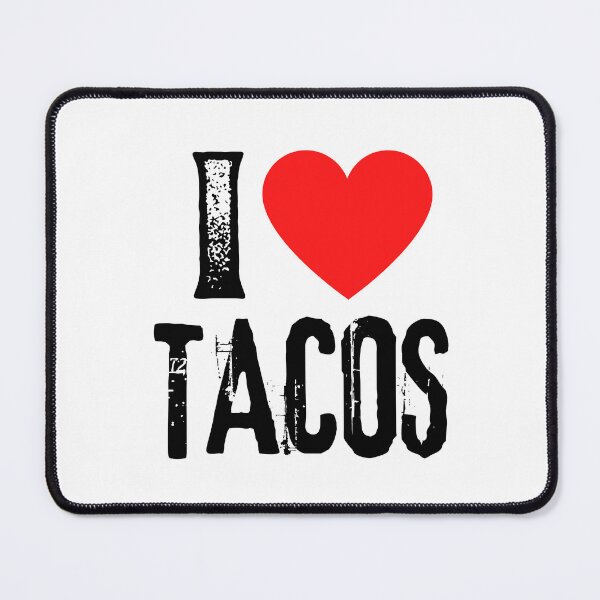 Item preview, I Love Tacos - I Heart Mexican Food Lover Gift designed and sold by foodiemarie.
