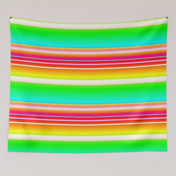 Item preview, Bright summer color palette striped (summer style) designed and sold by lausn.