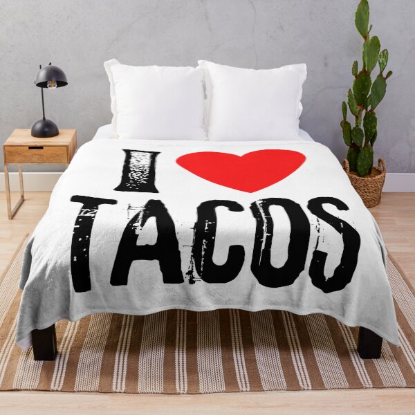 Item preview, I Love Tacos - I Heart Mexican Food Lover Gift designed and sold by foodiemarie.
