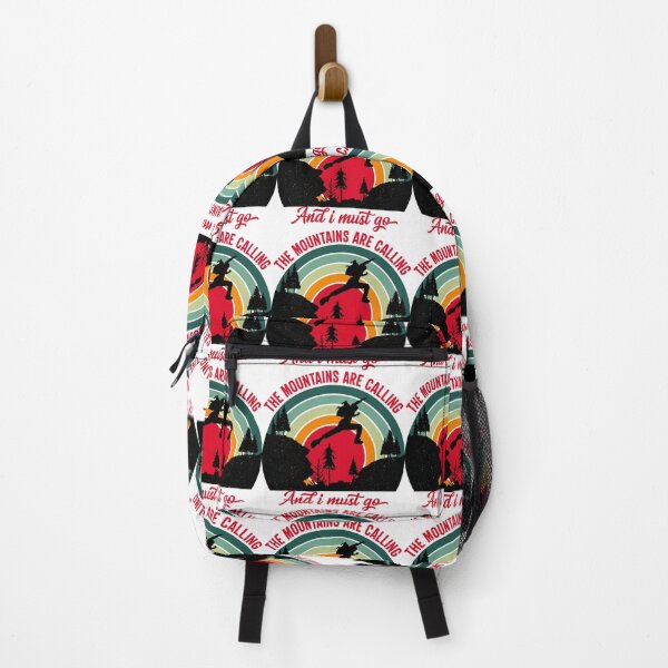 Item preview, The mountains are calling and I must go - red designed and sold by Unaiza Khalid.