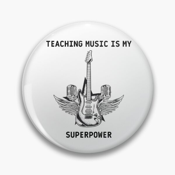Item preview, Teaching Music Is My Superpower  designed and sold by bsrishika.