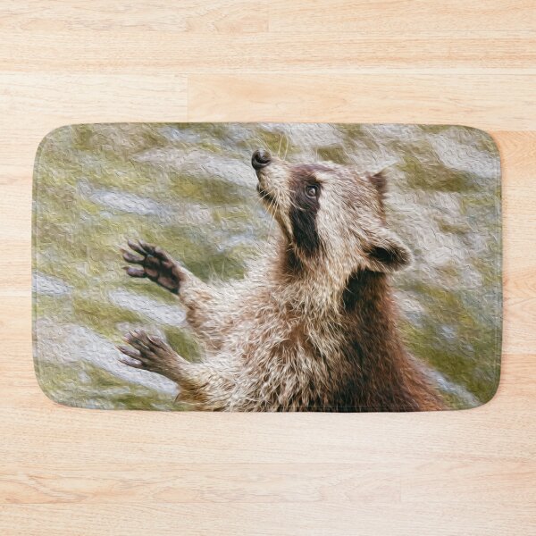 Item preview, Cute Racoon Begging for food designed and sold by friendlyfauna.