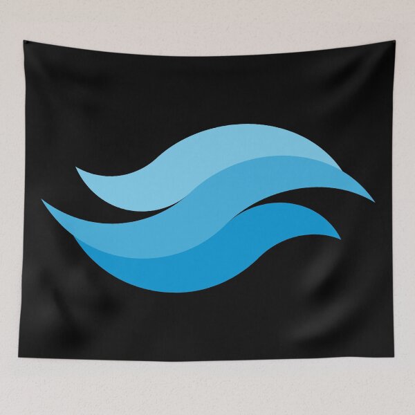 Item preview, water waves illustration  designed and sold by RizovArt.