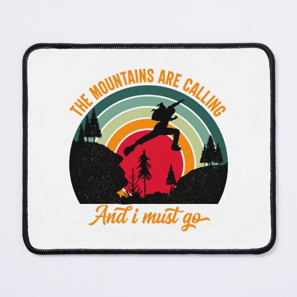 Item preview, The mountains are calling and I must go - orange designed and sold by Unaiza Khalid.
