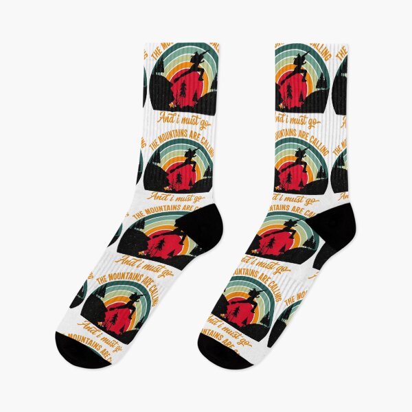 Item preview, The mountains are calling and I must go - orange designed and sold by Unaiza Khalid.