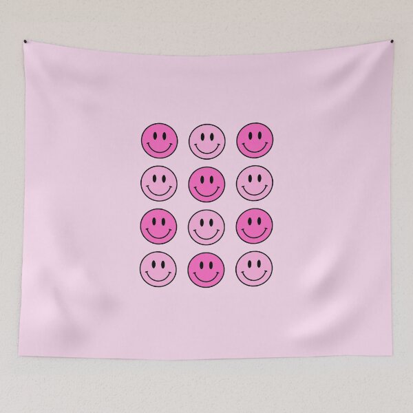 Item preview, Pink Smiley Faces Pattern designed and sold by q-carroll.