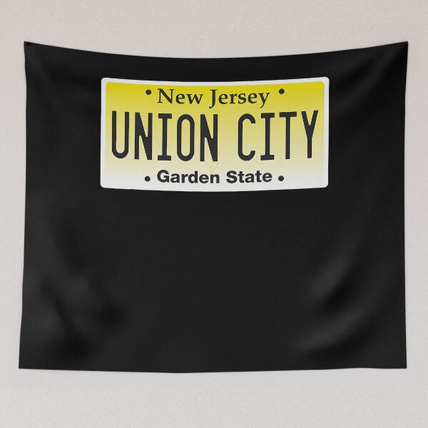 Artikelvorschau, Union City NJ Heimatstadt-New-Jersey-Kfz-Kennzeichengrafik entworfen und verkauft von edensmr.