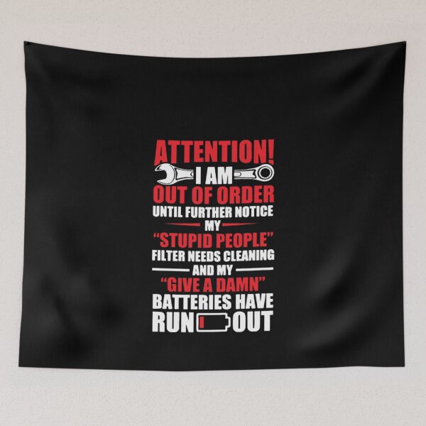 Item preview, Attention i am out of order until further notice   designed and sold by aryagiri.