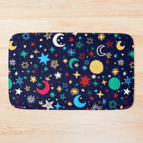 Item preview, Cool Moons and stars seamless patterns designed and sold by BEAUTY ⭐⭐⭐⭐⭐.